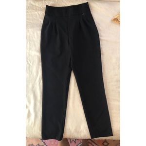 Armani Exchange high-rise pleated trousers